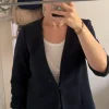 Navy blue blazer