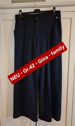 NEU Hose Gina Gr.42 Komfort Jogg Pants weites Bein Relax ÖKO Tex