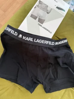 NEU Karl Lagerfeld Boxershorts 5er Pack M, Schwarz, Organic Cotton