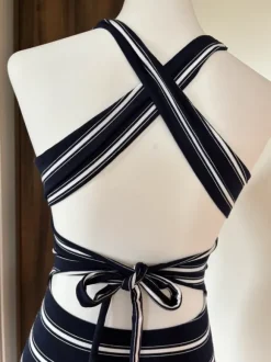 NEU Raffiniertes Sommerkleid mit Schlitz, Gr. S