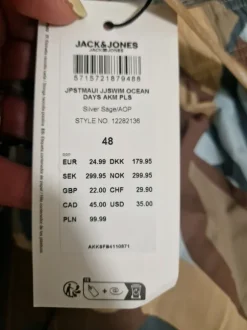 Neue Plus Size Badeshorts von Jack & Jones Fit + Erdtöne 3 XL