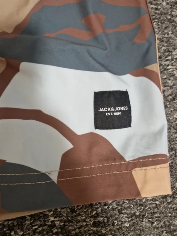Neue Plus Size Badeshorts von Jack & Jones Fit + Erdtöne 3 XL