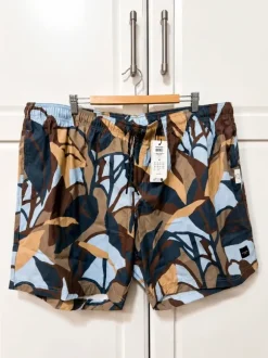 Neue Plus Size Badeshorts von Jack & Jones Fit + Erdtöne 3 XL