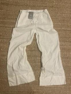 Neue weiße linen hose Damen