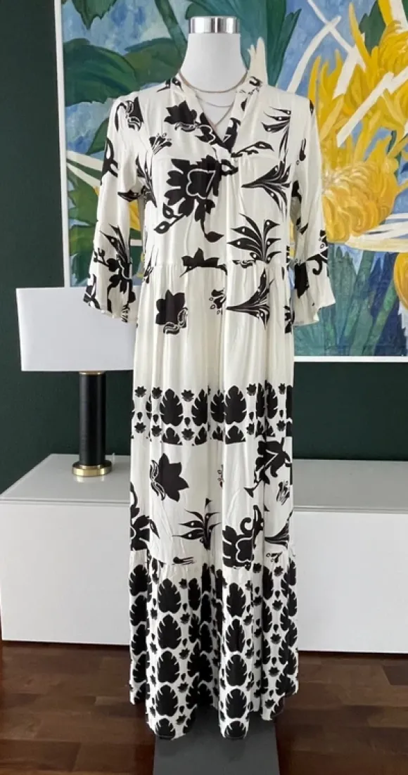 Neu,Kleid , reine Viskose, Sommer