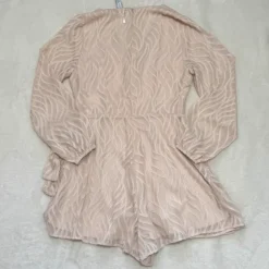 New Yorker Playsuit/Jumpsuit Nude Rosa mit Wickeloptik & Volants