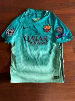 Neymar FC Barcelona 2016/17 Third Kit UCL
