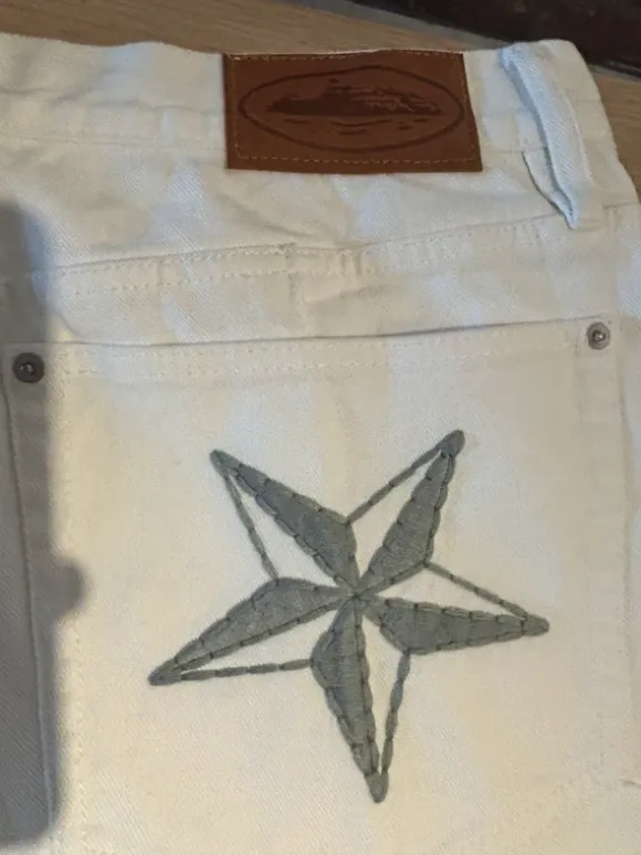 Nieuwe corteiz short wit