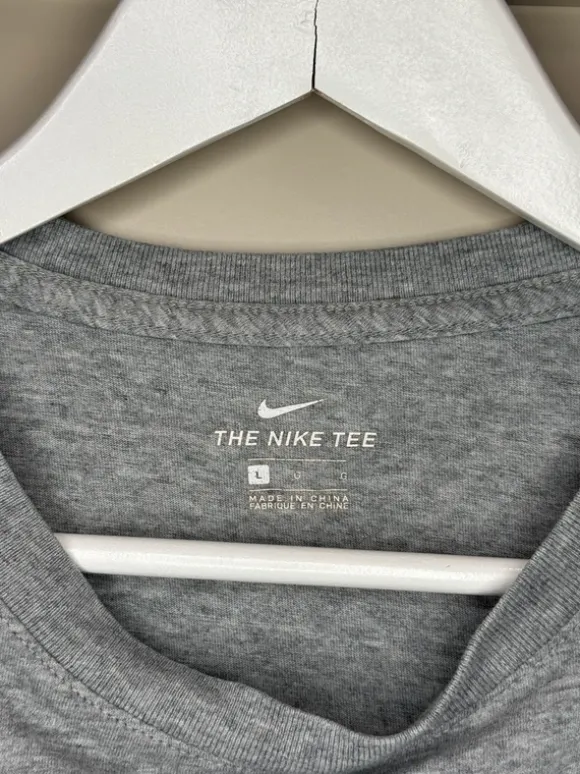 Nike - t-Shirt grau schwarz gr.L kurz Arm Sport