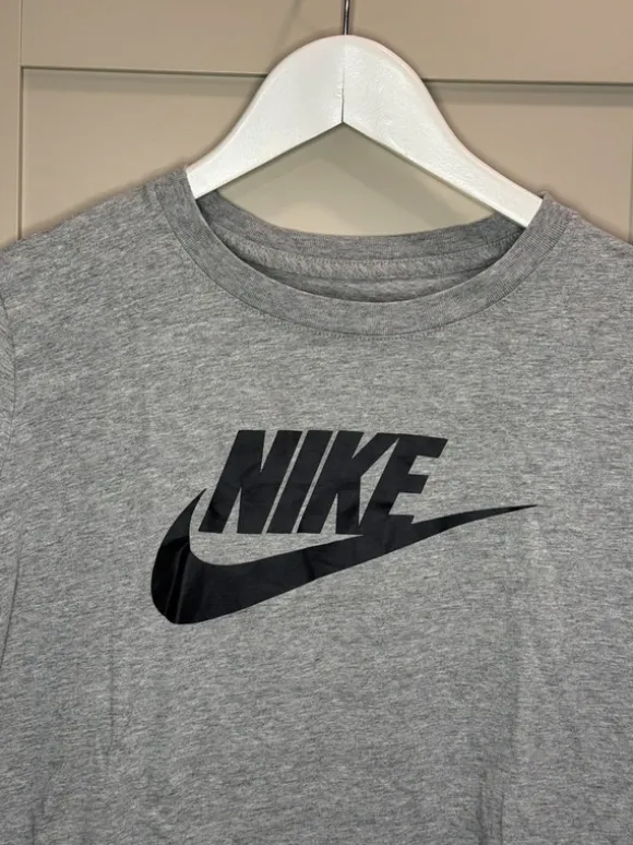 Nike - t-Shirt grau schwarz gr.L kurz Arm Sport