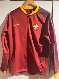 Nike AS Roma Trainingsjacke Rot Gelb Fußball Track Jacket Dri-Fit Gr. M