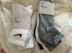 Nike Everyday Cushioned Crew Socken 2x 3er-Pack – Weiß/Schwarz/Grau – Neu