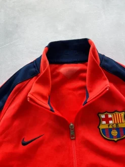 Nike FC Barcelona Trainingsanzug Rot Blau Größe M Track Jacket Y2K