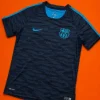 Nike FC Barcelona Training Shirt Blau Camo Dri-FIT Vintage Y2K Jersey