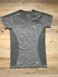 Nike graues Sportshirt Sportoberteil Sport T-Shirt s active wear