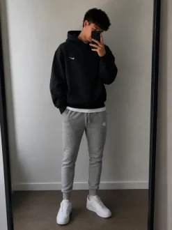 Nike Jogginghose | Trackpants | M | Grau | Y2K Streetwear