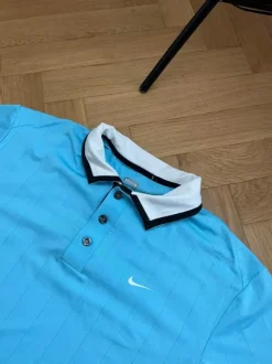 Nike Polo Hemd Blau Paris 2008 Vinta