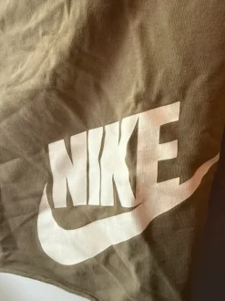 Nike Sweat Shorts Khaki Olive Weiß Gr XL