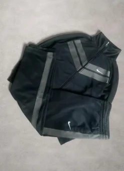 Nike Trainingsanzug Set – Schwarz/Grau – Vintage Streetwear