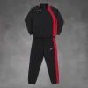 Nike Trainingsanzug Set Vintage – Schwarz & Rot – Top Zustand!