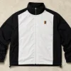 Nike Trainingsjacke | Vintage Y2K | Größe M | Schwarz Weiß | Retro