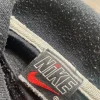Nike Vintage Polo schwarz textured / waffle knit Y2K