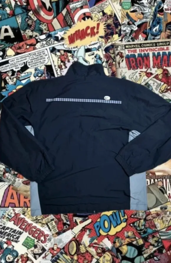 Nike Vintage Trackjacket / Schwarz Unisex Gr. S