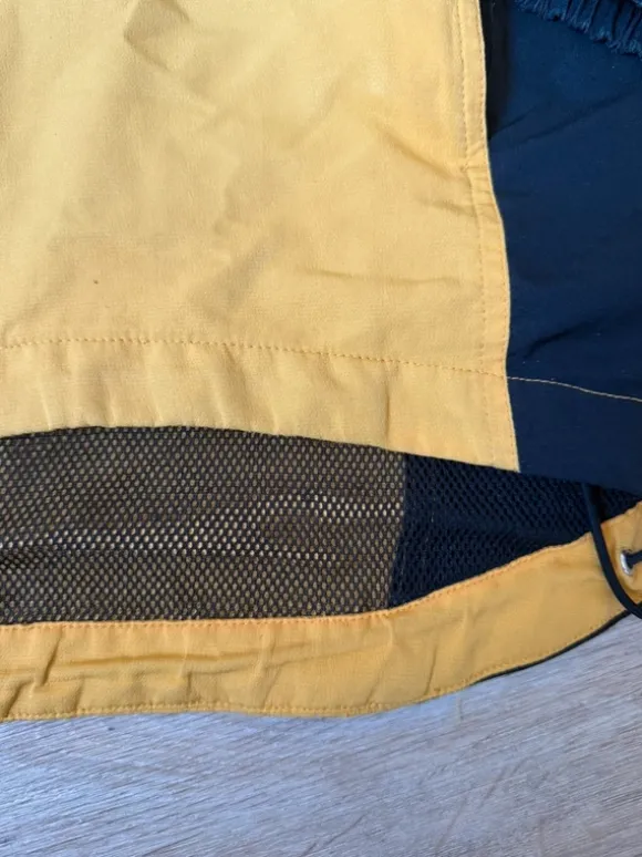 Nike Vintage Windbreaker Jacke 90s | Gelb Navy | Gr. M