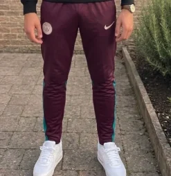 Nike x Paris Saint-Germain (PSG) Trainingshose – Bordeaux / Weinrot – Slim Fit – Gr. L