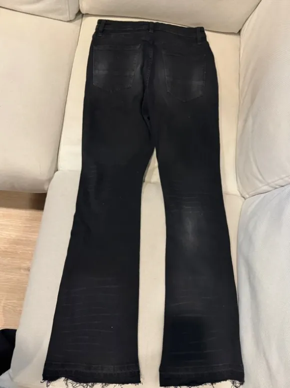 Nova Men schwarze Destroyed Jeans Größe 32