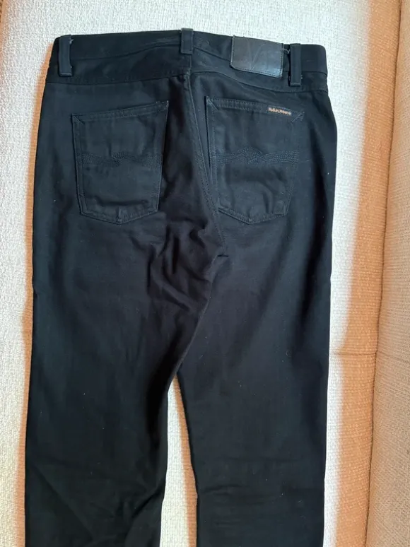 Nudie Jeans 29/30 Schwarz Slim-Fit