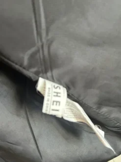 Offen Blazer mit gerafften Ärmeln