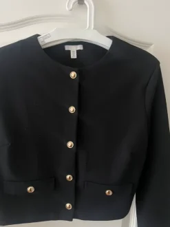 Old Money Blazer kurz M/38 schwarz gold