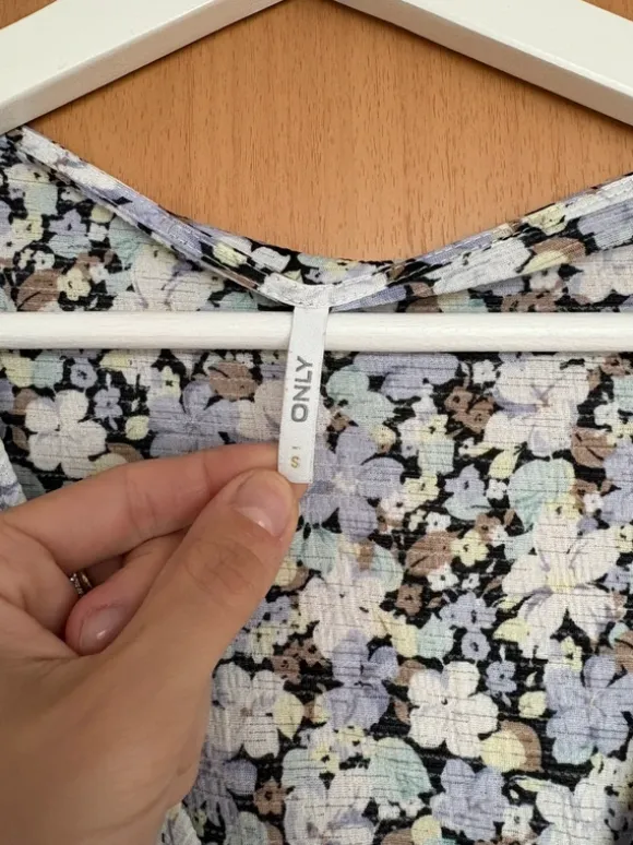 Only / Bluse / Kurzarm / Wickel / S