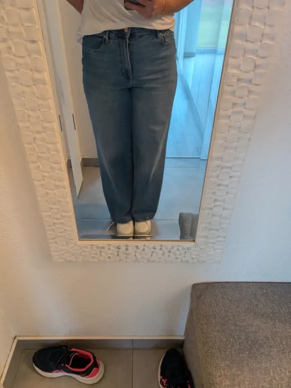 Only Jeans Madison Blush High Waist Wide, Größe XL/30, selten getragen