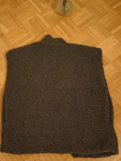 ONLY Teddy Weste fleece grau gr s 36 oversize