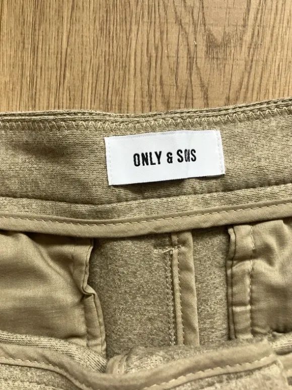 Only&sons slim maat 34/34 beige nieuw
