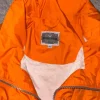 Orange Regenjacke