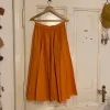 Orangener Midi-Rock
