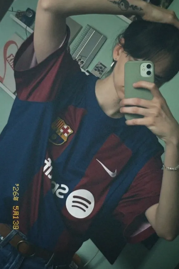 Original Mapi León FC Barcelona Femení Heimtrikot Größe XXL top Zustand