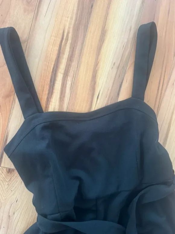 Overall schwarz mit Gürtel