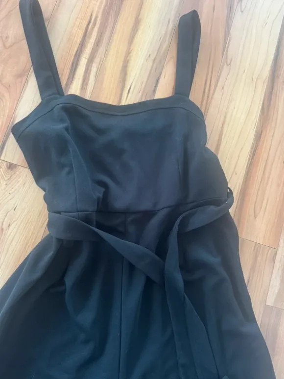 Overall schwarz mit Gürtel
