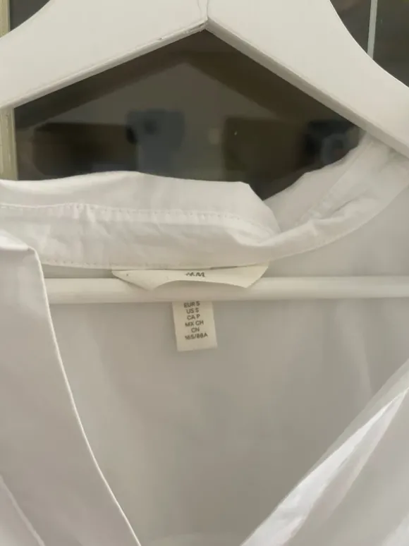 Oversize Bluse weiß