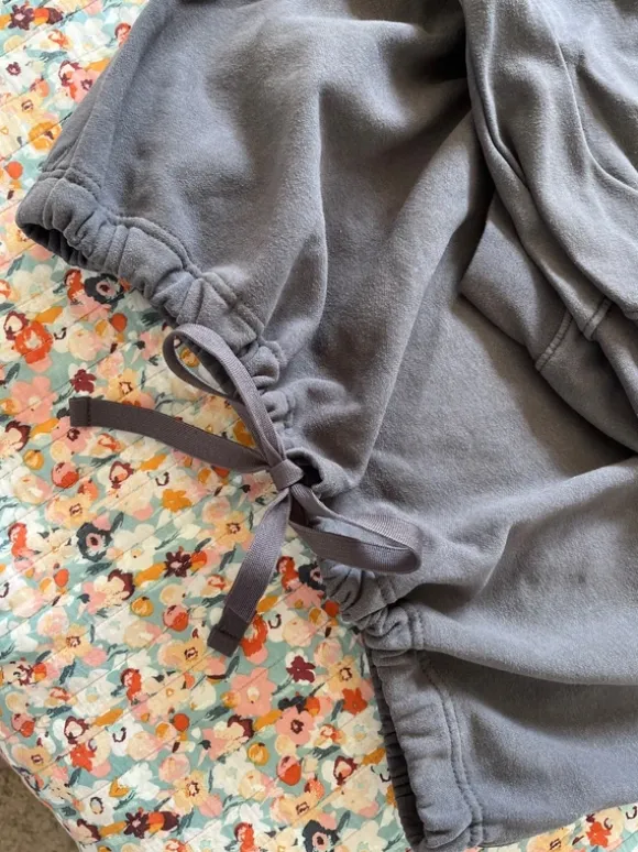 Oversize- Hoodie mit Bindedetail