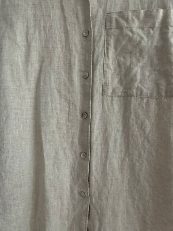 OYSHO Hemdbluse beige