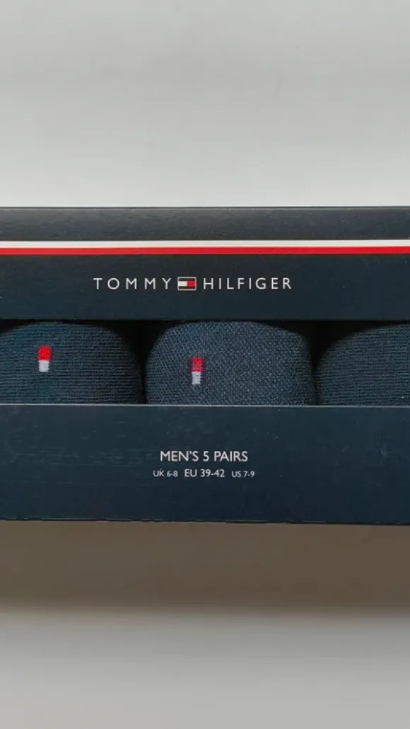 Pack de 5 paires de chaussettes Tommy hilfiger 39-42