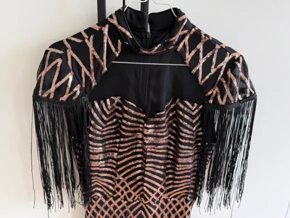 Paillettenkleid im 20er Jahre Look