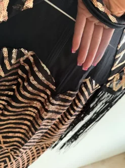 Paillettenkleid im 20er Jahre Look