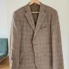 Pal Zileri Sakko aus Luxus E.Thomas Stoff - Mischung aus Wolle, Seide und Leinen.