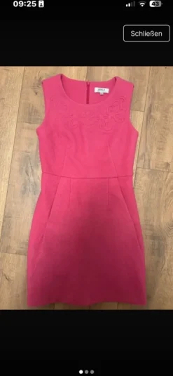 Pinkes Kleid Figurbetont Elegant Barbiecore Mini Kleid